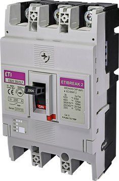 Автоматический выключатель EB2S 250/3LF 200A (16kA, фикс./фикс.) 3P  фото