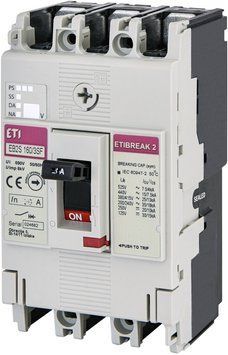 Автоматический выключатель EB2S 160/3SF 16A (25kA, фикс./фикс.) 3P  фото