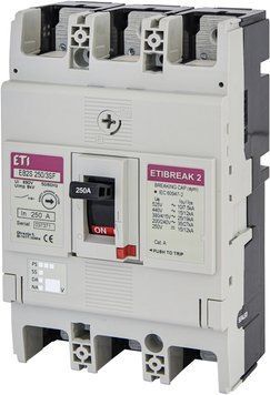 Автоматический выключатель EB2S 250/3SF 200A (25kA, фикс./фикс.) 3P  фото