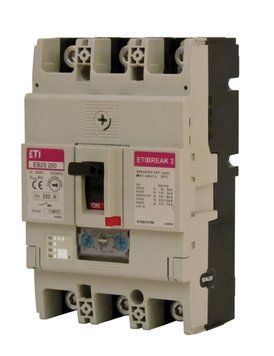 Автоматический выключатель EB2S 250/3SA 200A (25kA, (0.63-1)In/(6-13)In) 3P  фото