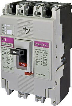 Автоматический выключатель EB2S 160/3LF 32A (16kA, фикс./фикс.) 3P  фото