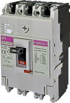 Автоматический выключатель EB2S 160/3LF 40A (16kA, фикс./фикс.) 3P  фото